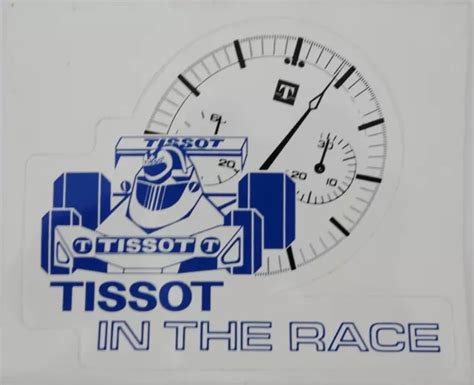 Promotional Stickers Tissot In The Race Chronograph Motorsport Timer