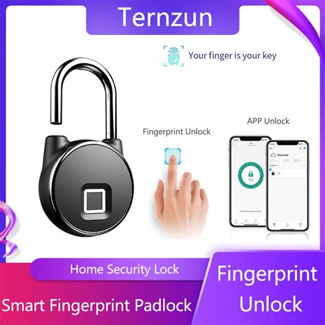 Smart Fingerprint Lock Bluetooth APP Fingerprint Recognition Unlock