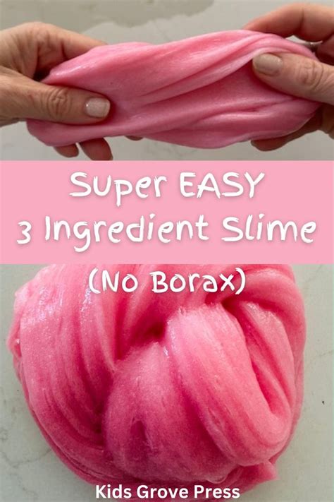 How To Make A 3 Ingredient Super Stretchy Slime With Contact Lens