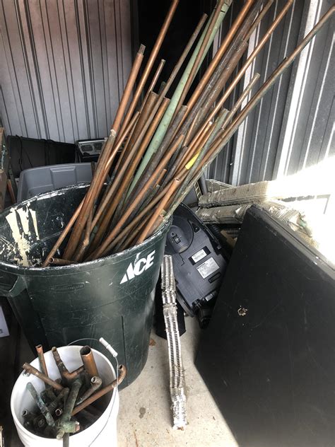 Stripped an entire house for copper today. I did good, 5 gallon bucket