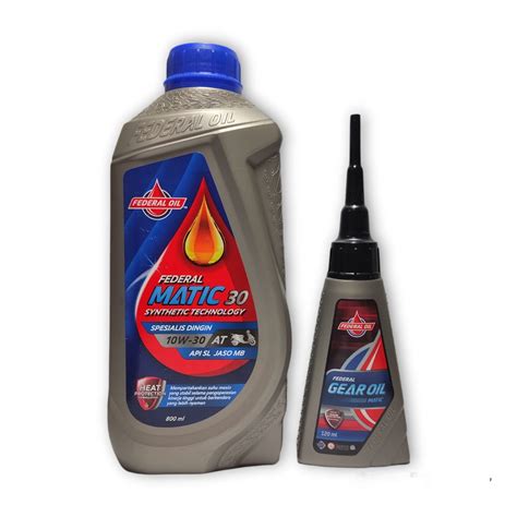 Jual PAKET OLI FEDERAL MATIC 30 10W 30 0 8L GARDAN 120ML SPESIALIS