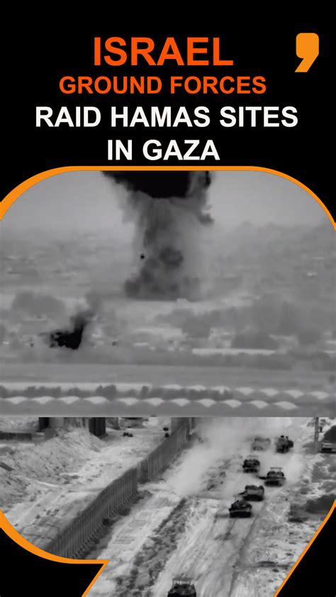 Idf Raids Hamas Sites In Gaza News News9live