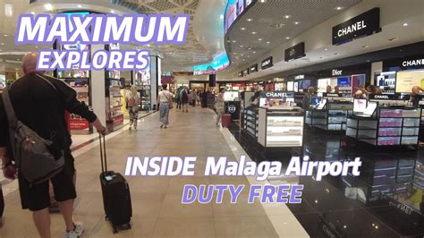 Inside Malaga Airport Spain Duty Free Terminal Walk Tour Youtube