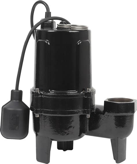 1 13 Hp Submersible Sewageeffluent Pump 5812gph Cast Iron Sump Pump With