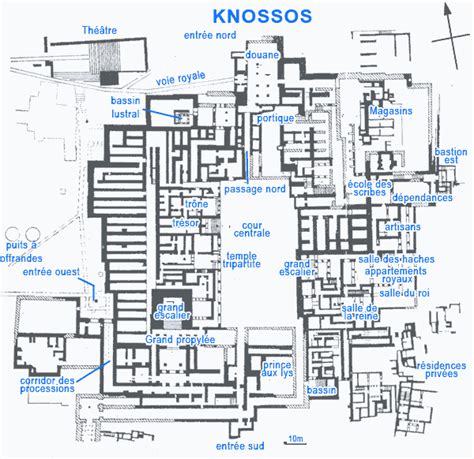 Knossos Palace Map