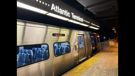 MTA Long Island Railroad Brief PM Rush Hour Train Action At Atlantic