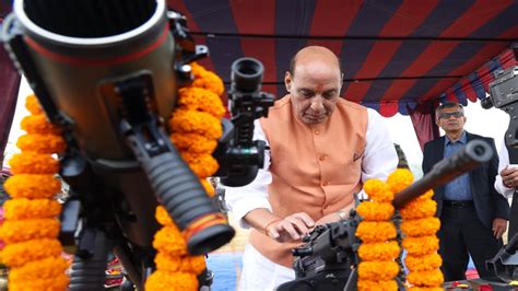 Rajnath Performs Shastra Puja Says Ritual Clear Indication If Need