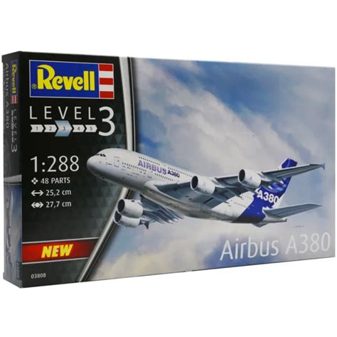 REVELL AIRBUS A380 Commercial Aircraft Model Kit 03808 Scale 1/288 £17. ...