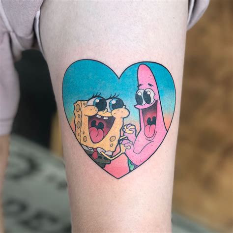 Tatuagens Do Desenho Bob Esponja Tatuagem De Disney Tatuagem Porn