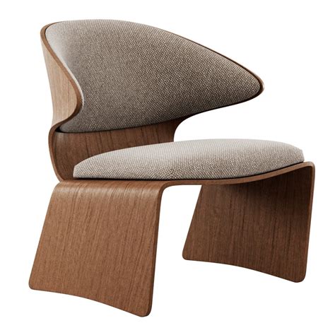 Bikini Lounge Chair By Hans Olsen 3D Model For VRay