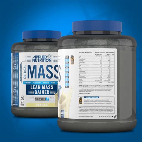 Applied Nutrition Critical Mass Professional Weight Gain Protein