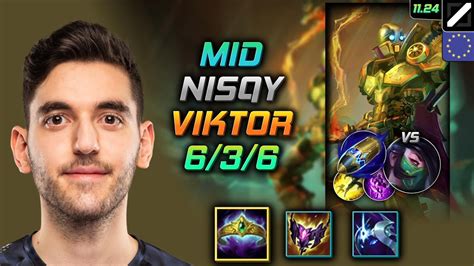 Nisqy Viktor Mid Vs Akali Viktor Crown Of The Shattered Queen First