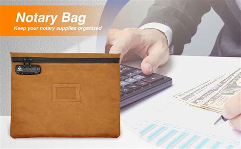 Amazon Notary Bag With Lock Waterproof Cash Bag With Password