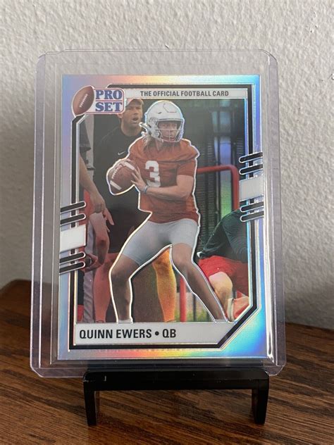 2022 Leaf Pro Set Draft PSB QE1 Quinn Ewers Silver Rookie Texas