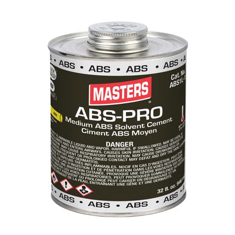 Masters Abs Pro Medium Body Yellow Cement Oatey