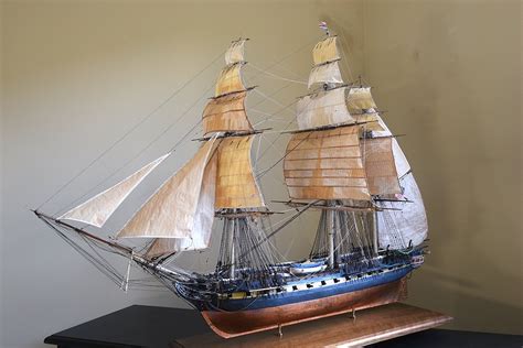 Finishing A Silkspan Sail Masting Rigging And Sails Model Ship World™