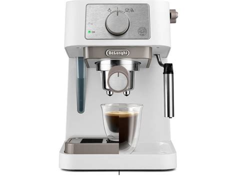 Máquina de Café Manual DELONGHI EC260.W Stilosa (15 bar - Café moído e ...