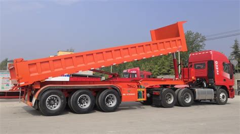 CIMC 3 Axle Hydraulic Dump Trailer For Sale In Ghana Accra