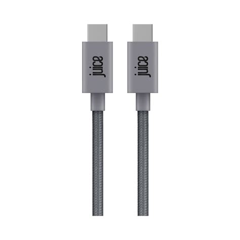 Juice Usb Type C To Usb Type C Braided Charging Cable 1m