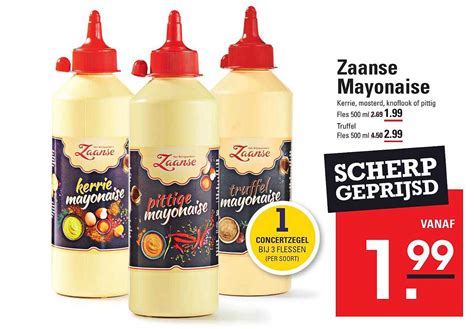 Zaanse Mayonaise Aanbieding Bij Sligro Folders Nl