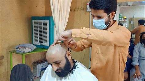 Headshave Head Shave Boy Head Shave Tutorial And Head Massage By Mujahidsalon May 10 2021