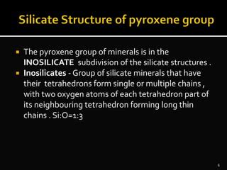 PYROXENE MINERAL GROUP | PPT