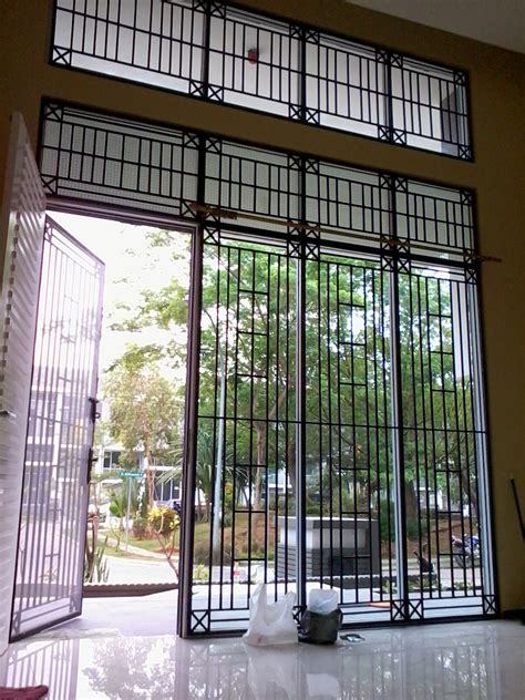gambar desain pintu teralis besi