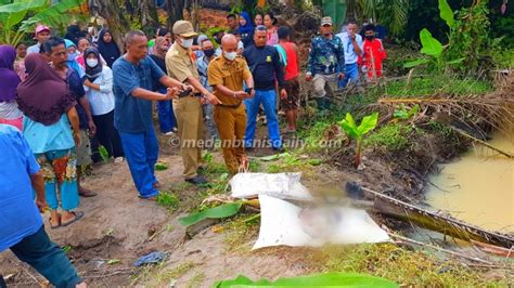 Warga Temukan Mayat Bayi Terapung Dalam Goni Di Sungai Sitio Asahan