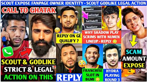 Scout Big MATTER CALL GhatakRuchir SCAM Amount Sid REPLY Willy