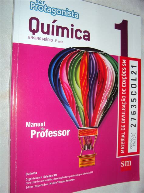 Livro De Quimica 3 Ano Ensino Medio Ser Protagonista Respostas