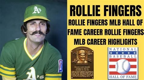 ROLLIE FINGERS MLB HALL OF FAME CAREER ROLLIE FINGER MLB CAREER