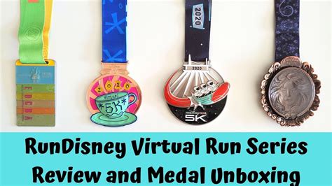 RunDisney Virtual Running Series Race Medal Unboxing And Review YouTube