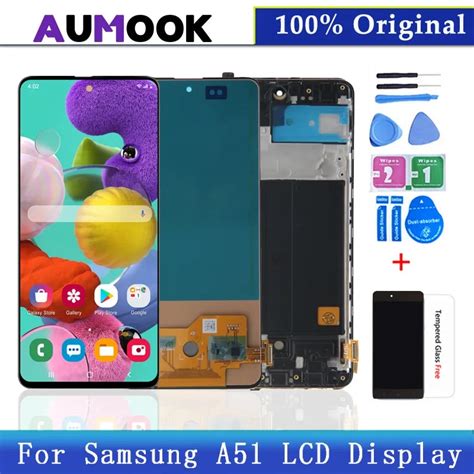 Original Display For Samsung A51 Lcd Touch Screen Digitizer Assembly