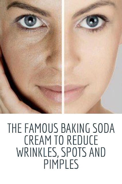 The Famous Baking Soda Cream To Reduce Wrinkles Spots And Pimples