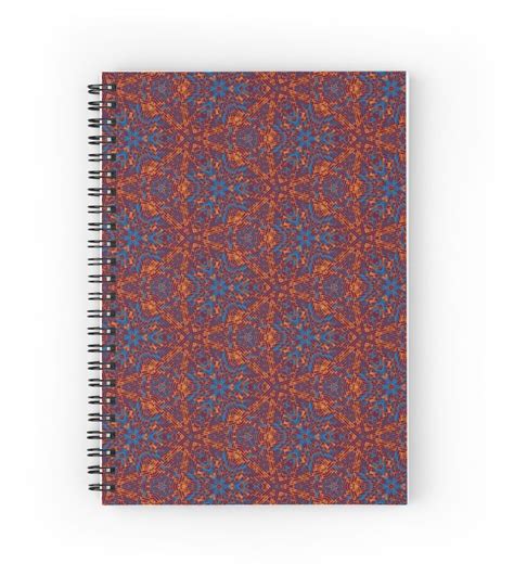 Red And Blue Pattern Journal For Sale By Bubbliciousart Line Patterns