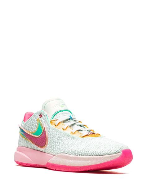 Nike LeBron 20 Time Machine Sneakers White FARFETCH UK