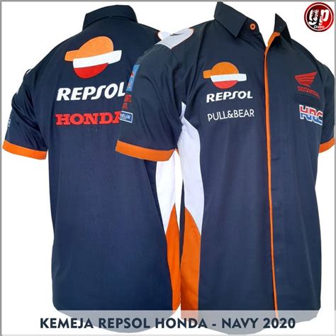 Jual Kemeja Motogp Repsol Honda Team 2020 Navy Di Lapak GP DISTRO