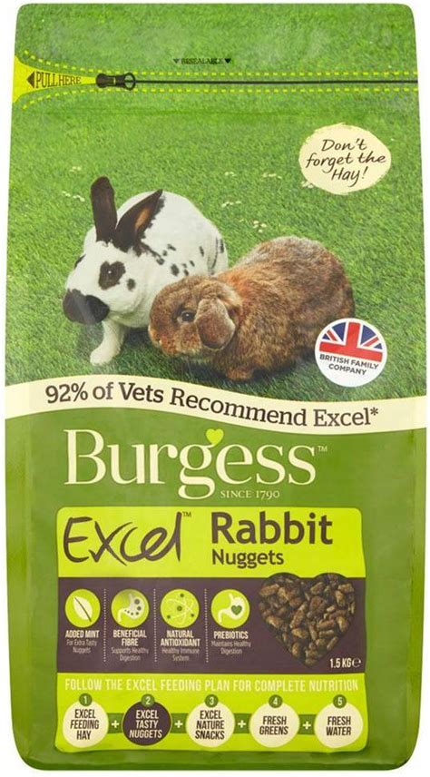 Burgess Excel Rabbit Nuggets Kg Se Priser Nu