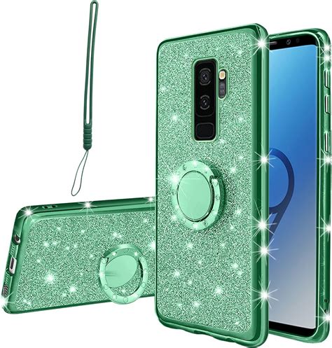 For Samsung Galaxy S9 Plus Case Galaxy S9 Plus Case For Women Glitter Crystal Soft