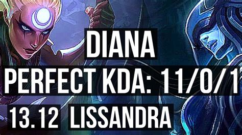 Diana Vs Lissandra Mid Legendary M Mastery Games