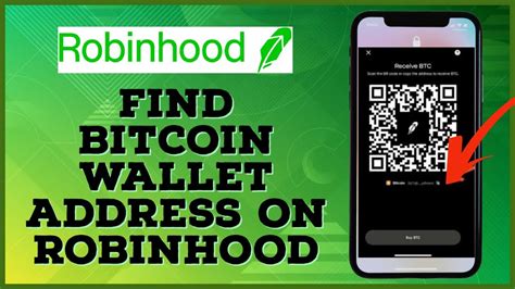 How To Find Bitcoin Wallet Address On Robinhood Wallet 2023 YouTube