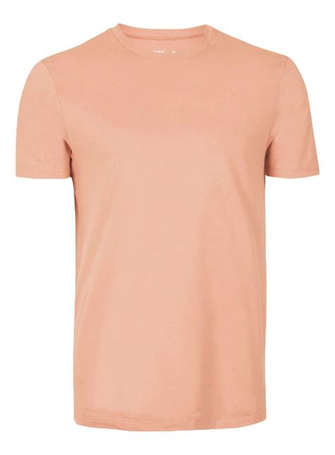 Topman Cotton Light Orange Slim Fit T Shirt For Men Lyst