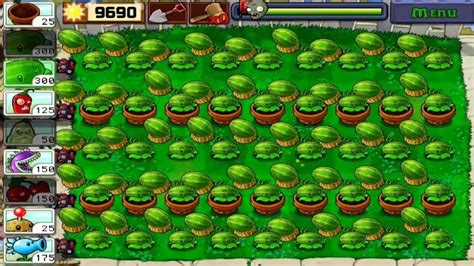 Plants Vs Zombies Survival Day 5 Flags Completed All Melons Vs All