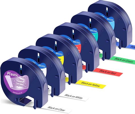 Amazon 6 Packs Replace For Dymo Letratag Label Maker Refills