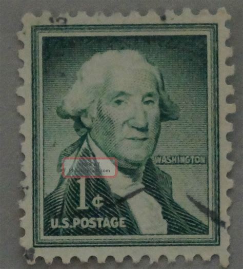 Scott 1031 1 Cent George Washington United States Postage Stamp