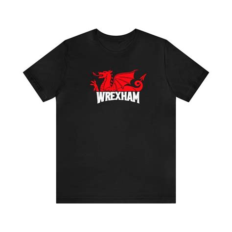 Wrexham Logo Tee Shirt Wrexham AFC Wrexham AFC T-shirt - Etsy