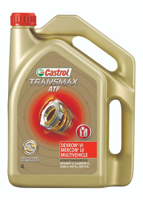 Castrol Transmax Dexron Vi Mercon Lv Atf Gearbox Oil Car