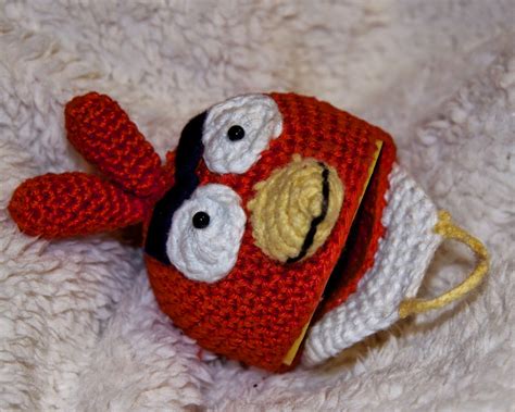 Bastelspaß mit Hasekind Anleitung Amigurumi Angry Bird Tasche