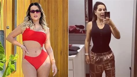 Deolane Bezerra Exibe Cintura Fininha Ap S Lipo Lad Veja Antes E Depois