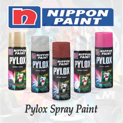 Nippon Paint Pylox Spray Paint Solid Colours 01 62 Colours